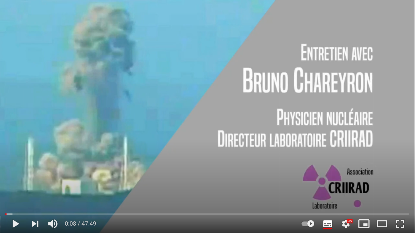 image:フランスの市民測定所CRIIRAD ブルーノさんインタビュー「福島原発事故から10年」文字起こし